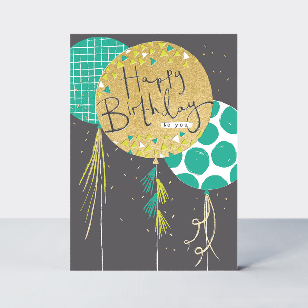 Legend - Birthday Balloons - Birthday Card