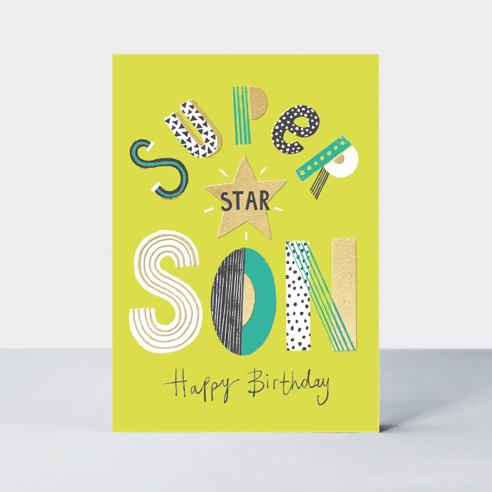 Legend - Super Star Son - Birthday Card
