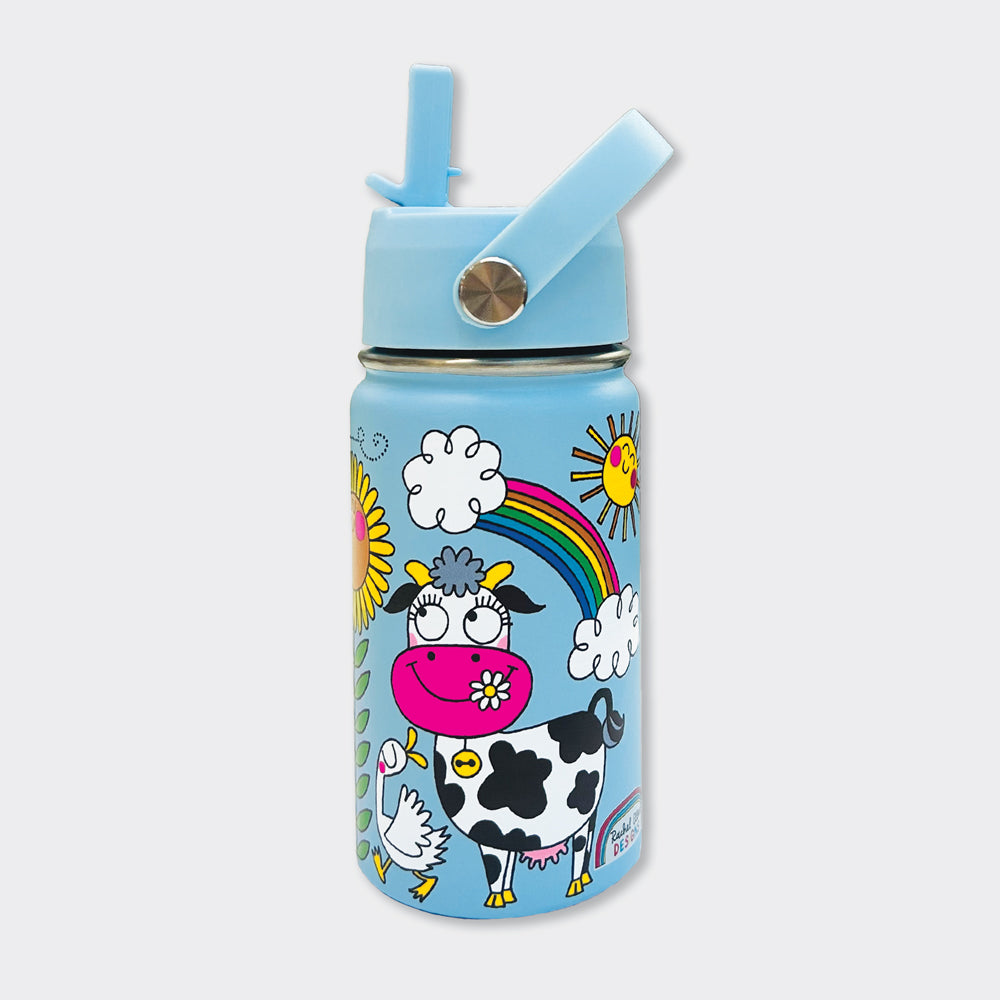 On The Farm Kids Insulated Stainless Steel Water Bottle - 340ml