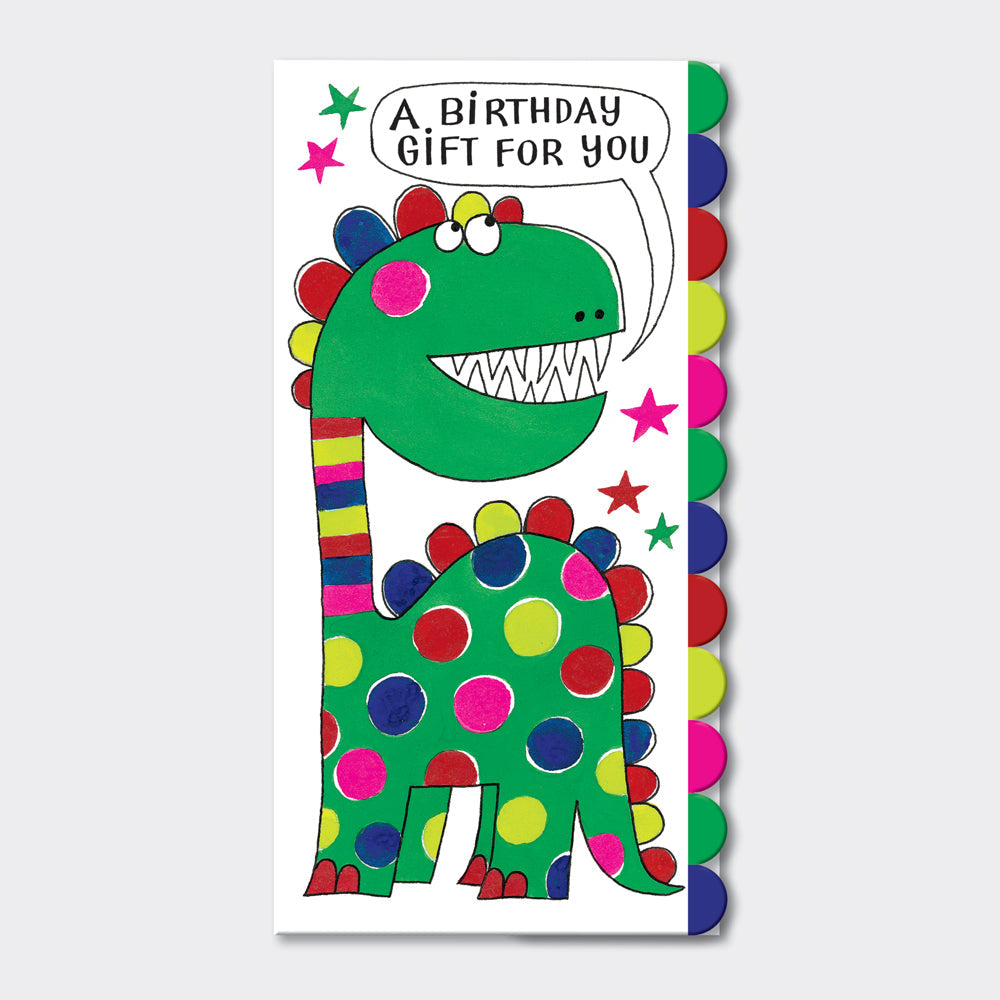 Money Wallet Card - A Gift For You/Dinosaur