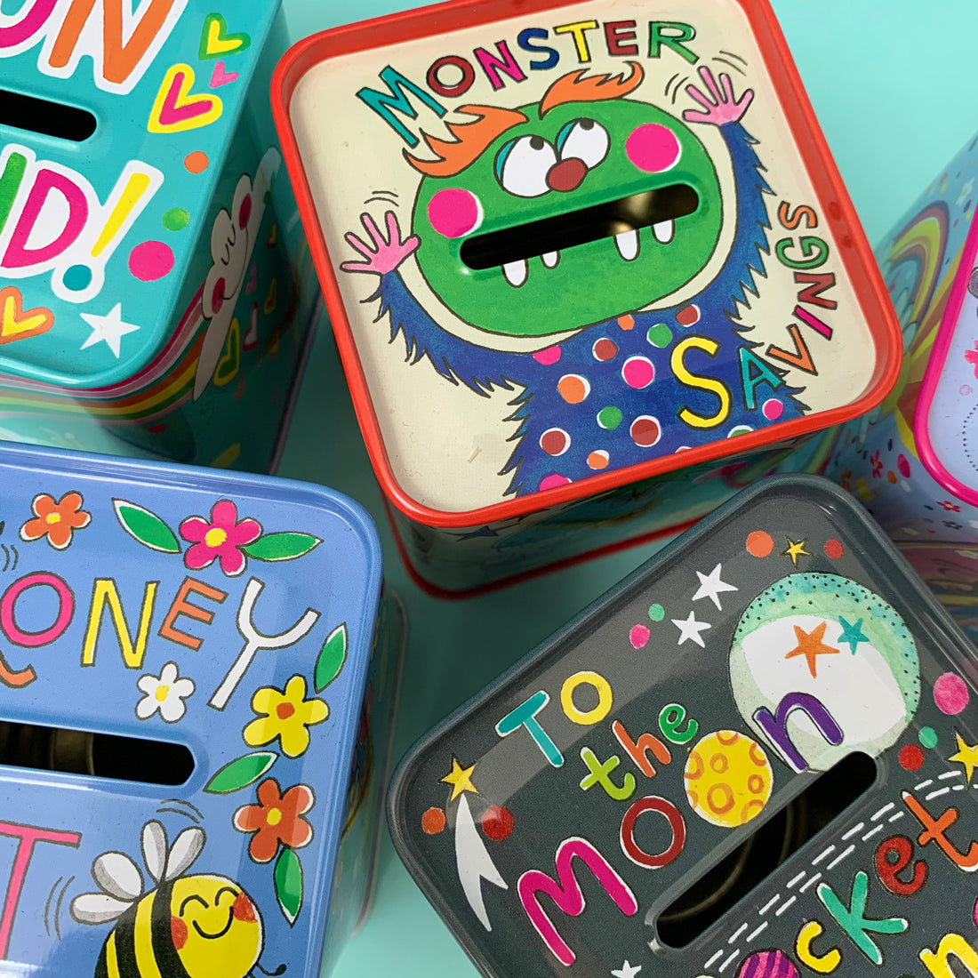 Money Box Tin  - Monster Savings