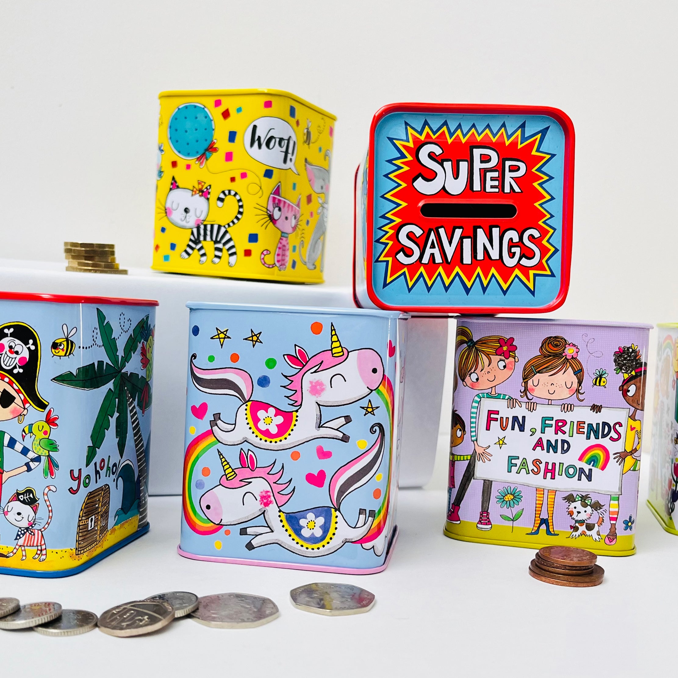 Money Box Tin - Treat Fund - Friends