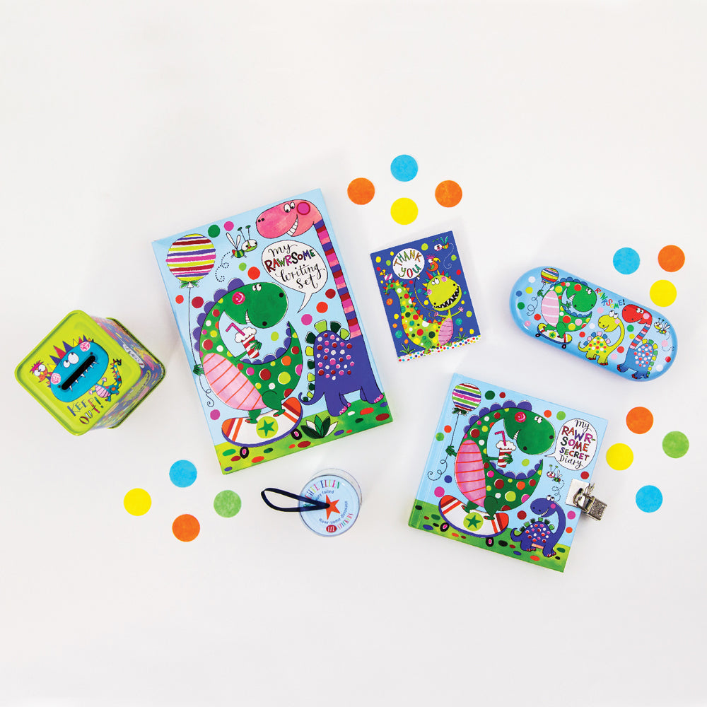 Dinosaur Glasses Case Tin -Roarsome