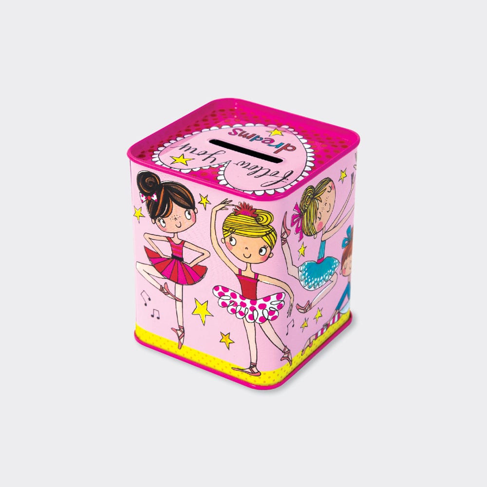 Money Box Tin - Follow Your Dreams - Ballerina