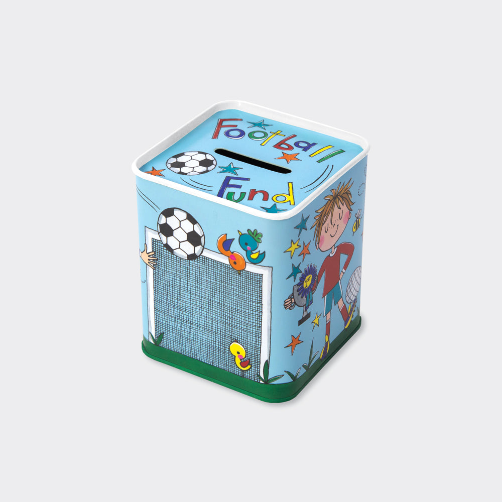 Money Box Tin - Football Fund