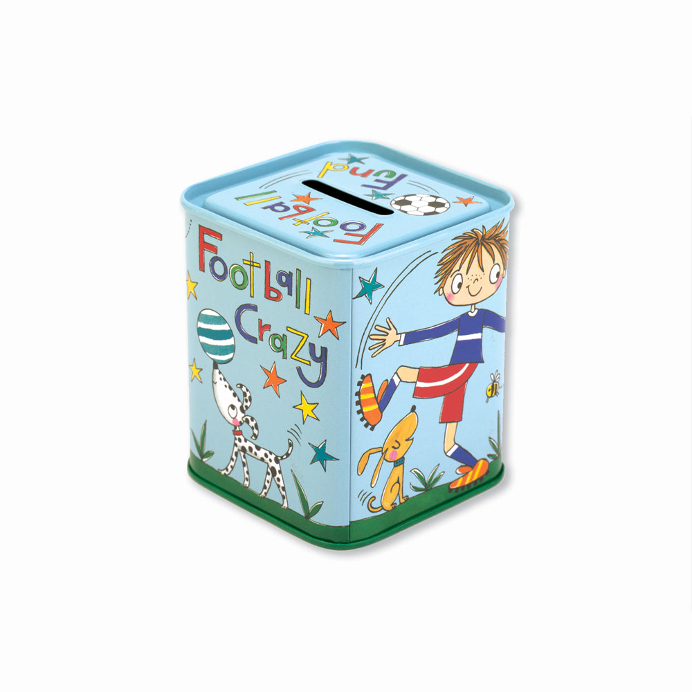Money Box Tin  - Football Fund