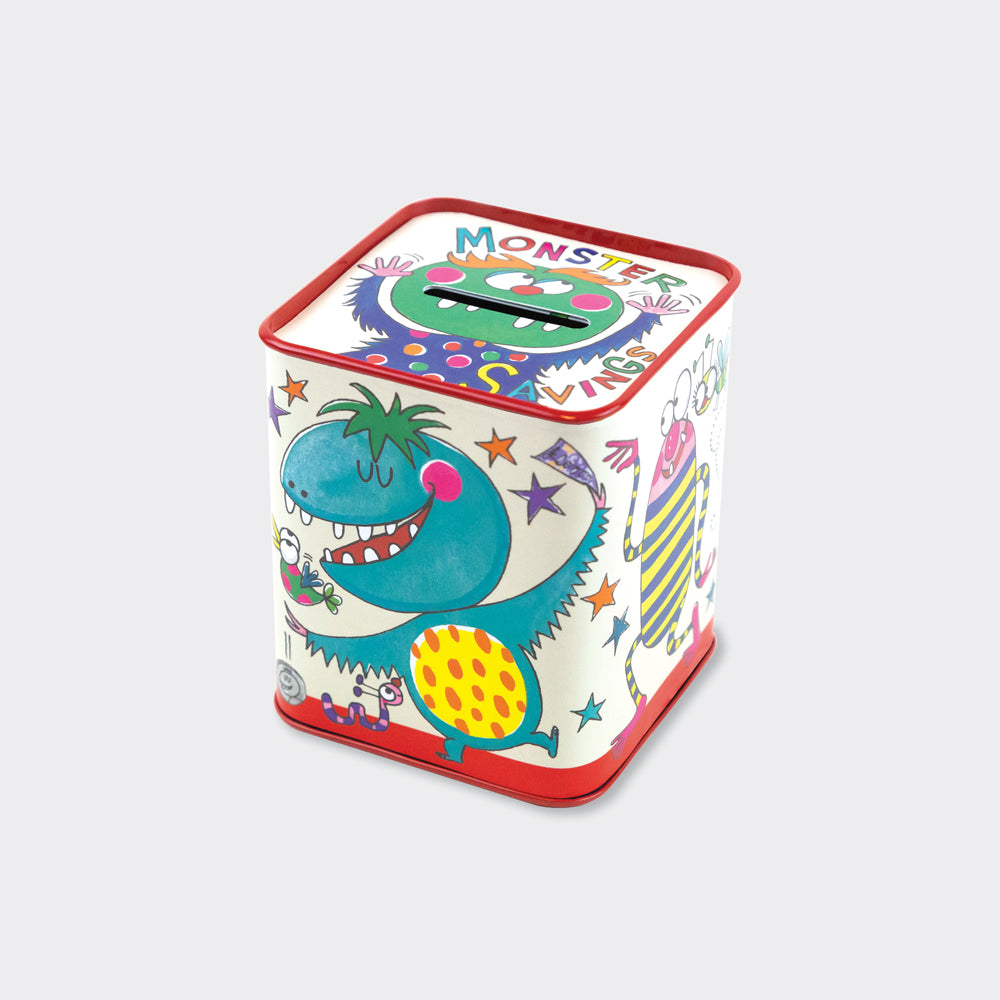 Money Box Tin  - Monster Savings