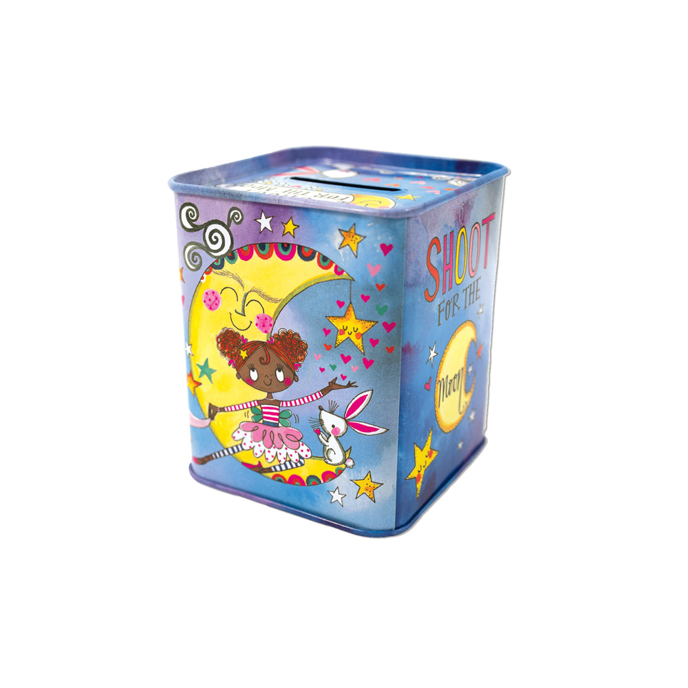 Money Box Tin  - Moon Dance