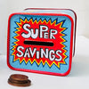 Money Box Tin - Super Savings Superhero