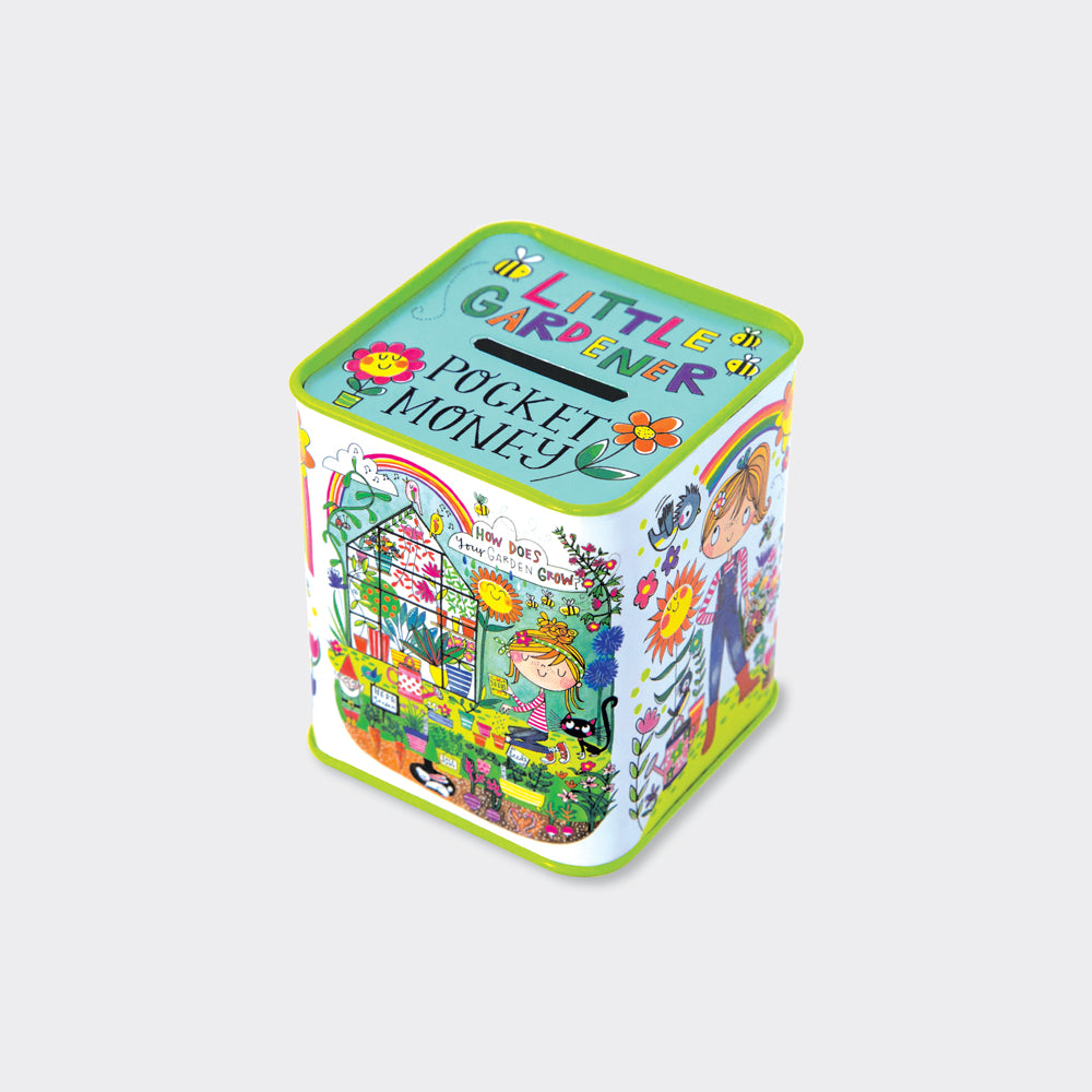 Money Box Tin - Little Gardener