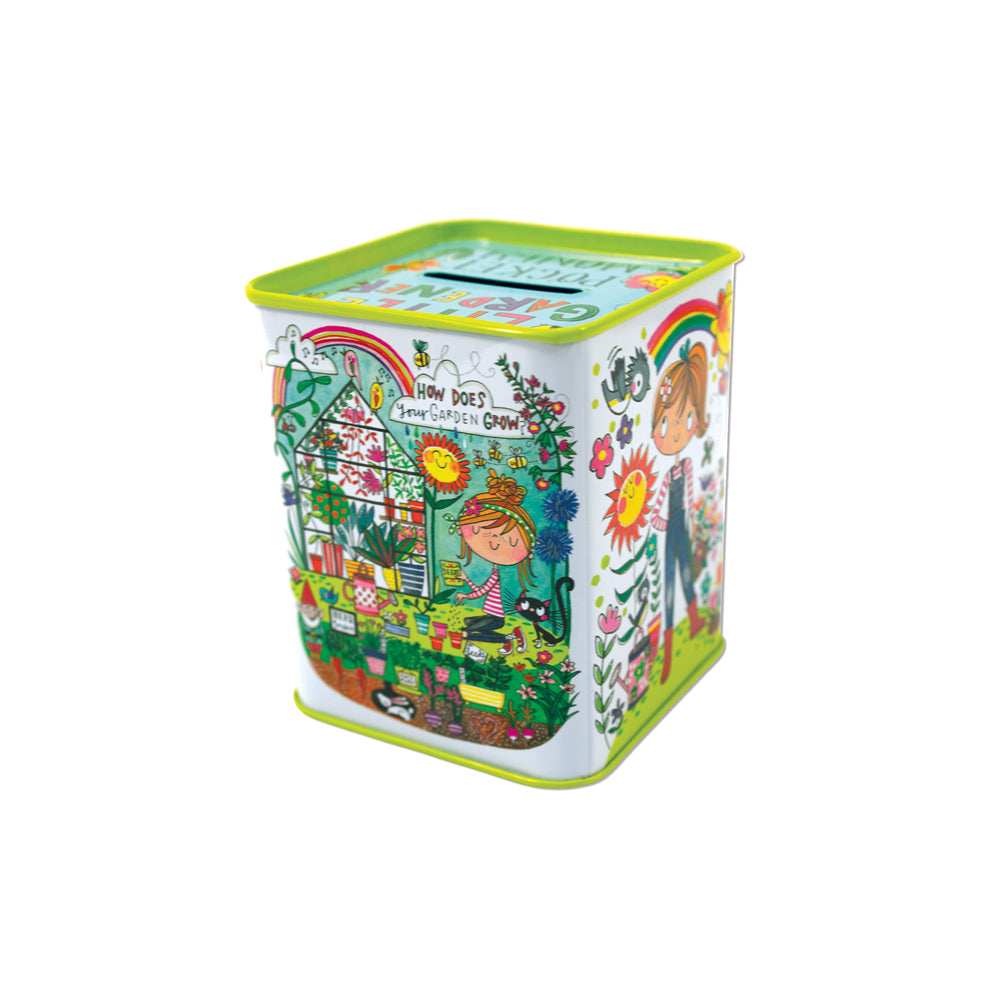 Money Box Tin  - Little Gardener