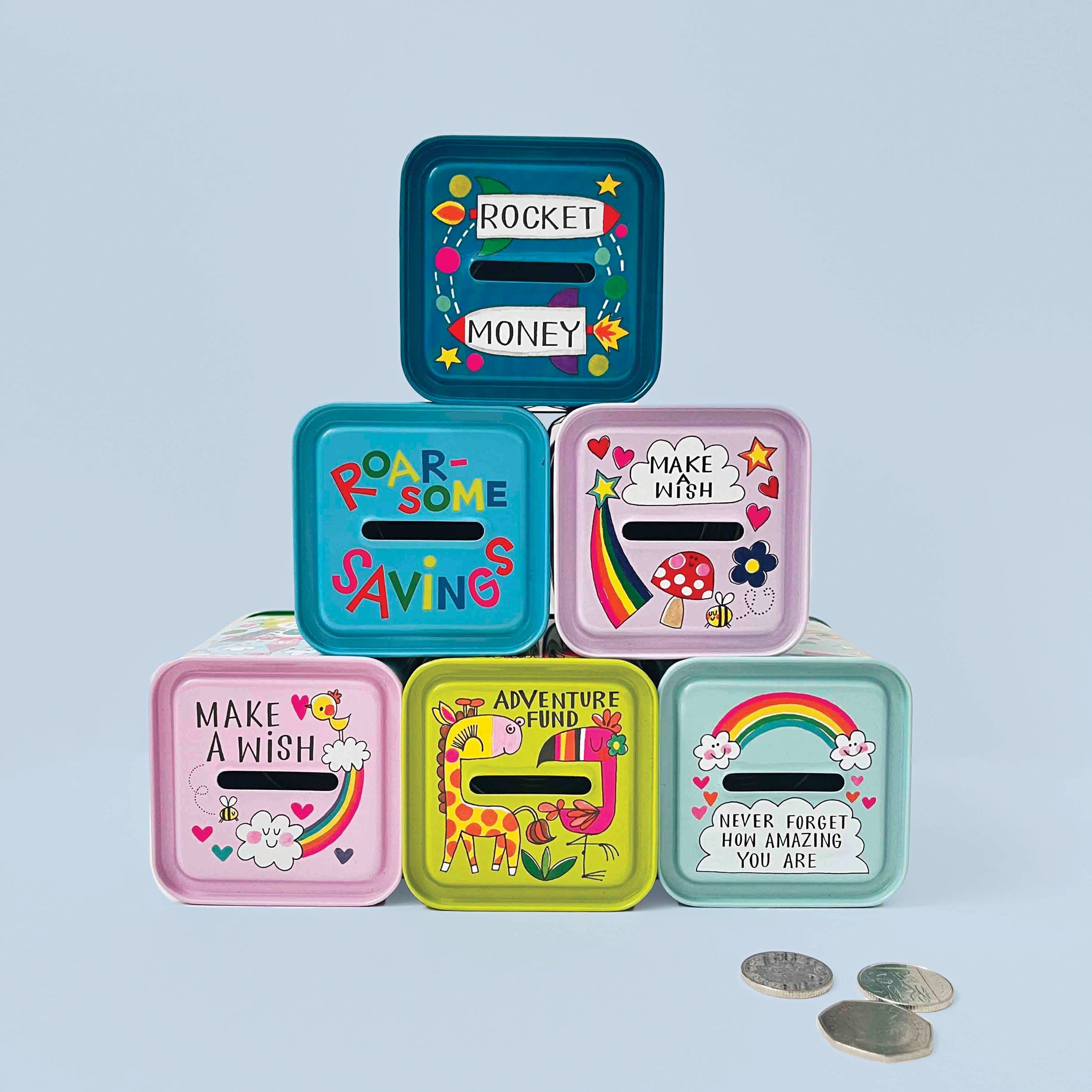 Money Box Tin - Make A Wish/Fairytale Princess