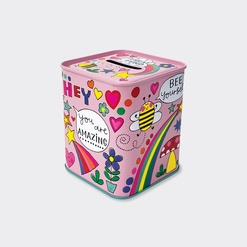Money Box Tin - Treat Fund/Bee Yourself