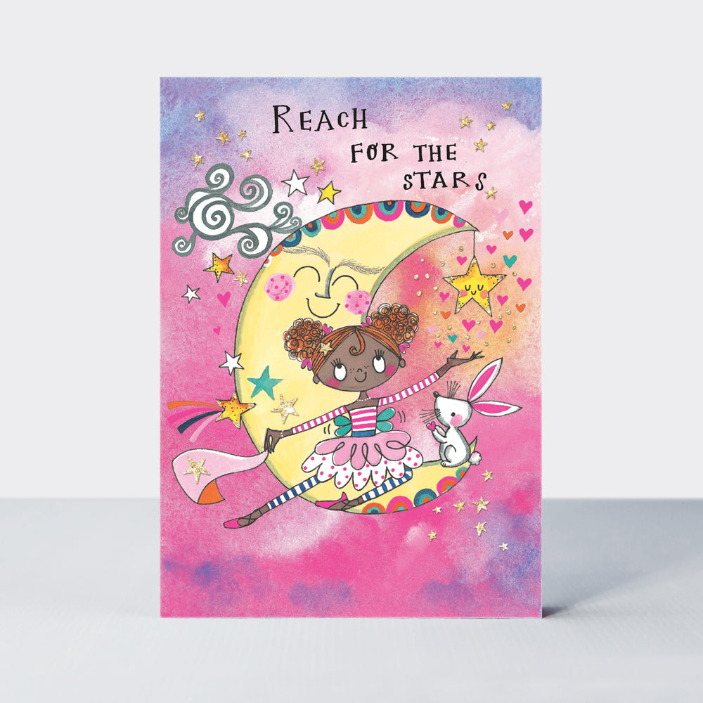 Moondance - Reach For The Stars Greetings Card