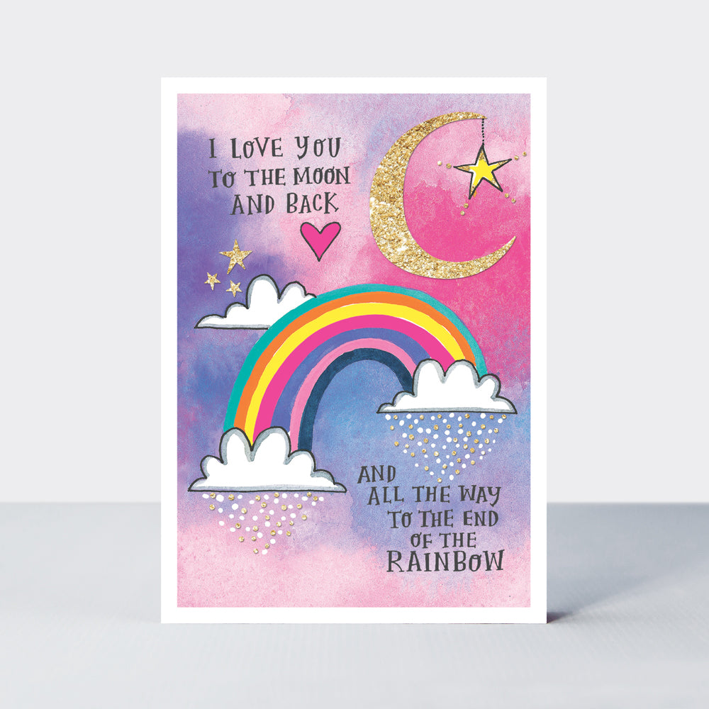 Moondance - I Love You To the Moon & Back Greetings Card