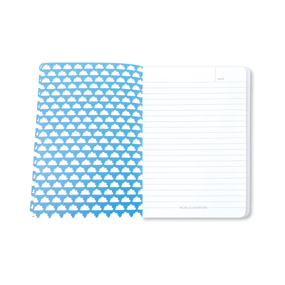 Notebook - Suns, Rainbows & Clouds/Gratitude Journal
