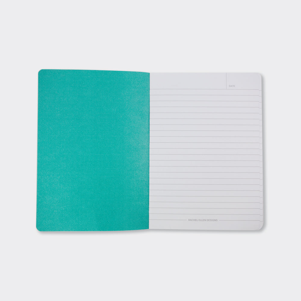 Notebook - Every Day Is a New Beginning - Pink & Rainbow