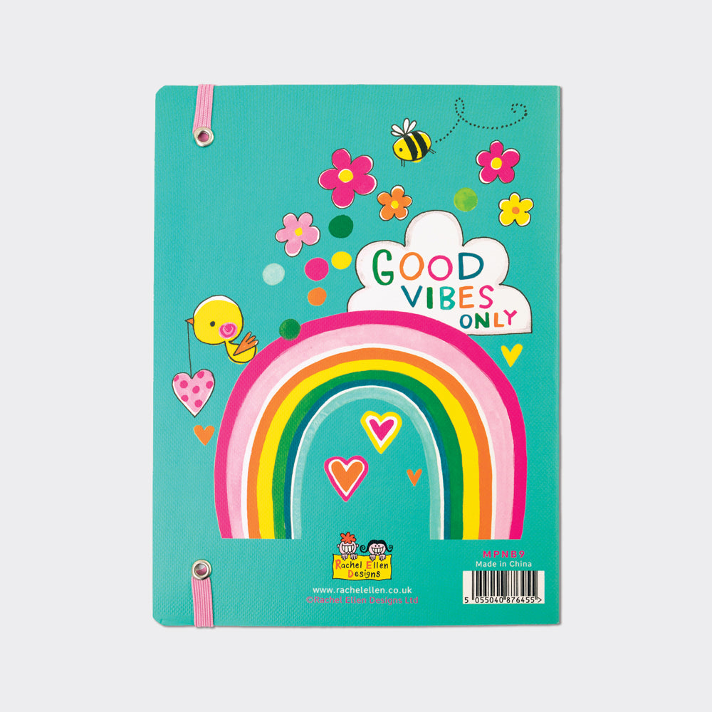 Notebook - Positive Vibes Flower