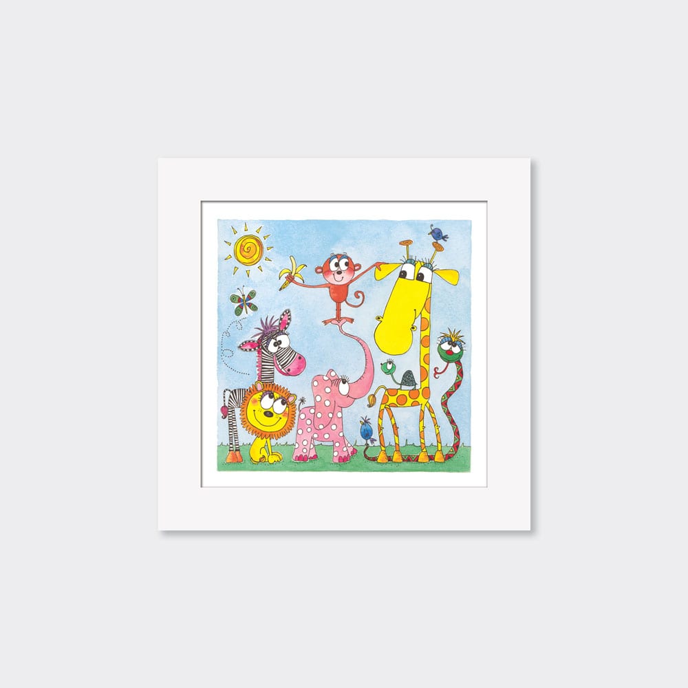 Mounted Limited Edition Print Jungle