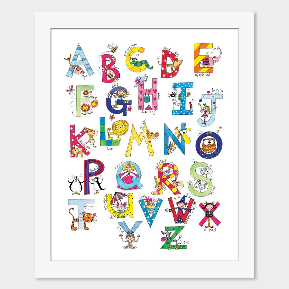 Mounted Limited Edition Print Alphabet