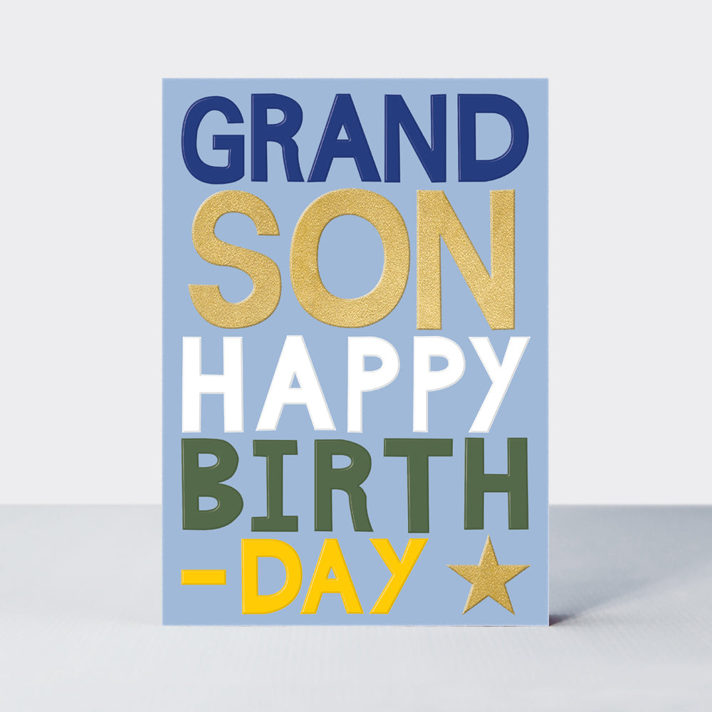 Good News - Grandson Happy Birthday Card
