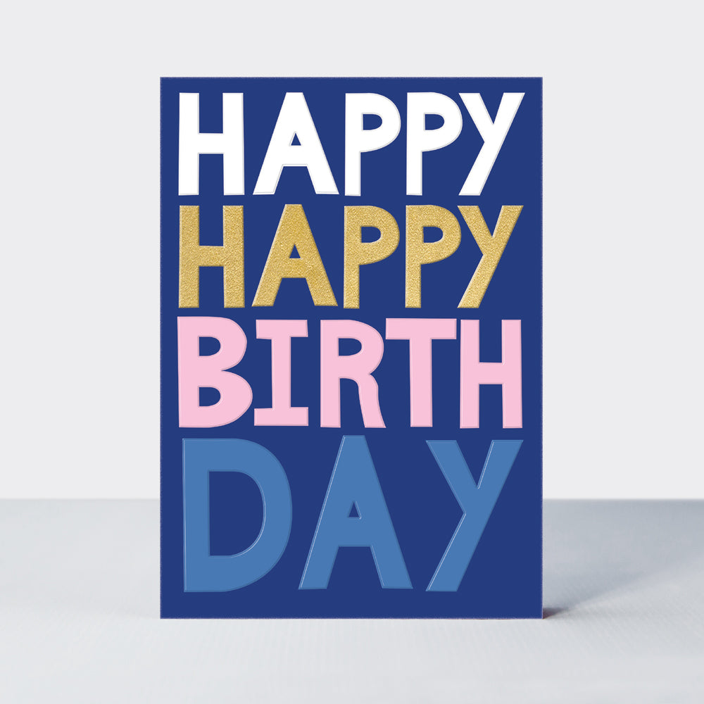 Good News - Happy Happy Birthday Card