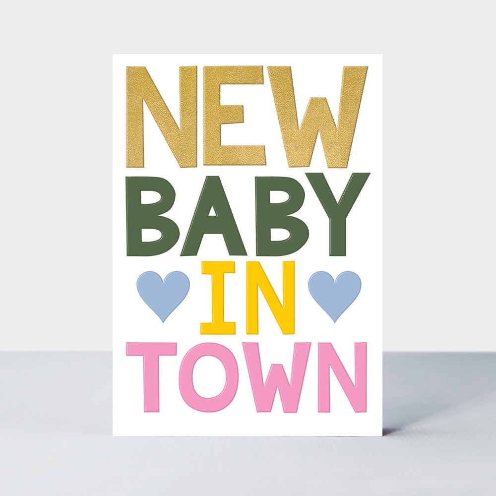 Good News - New Baby In Town New Baby Card