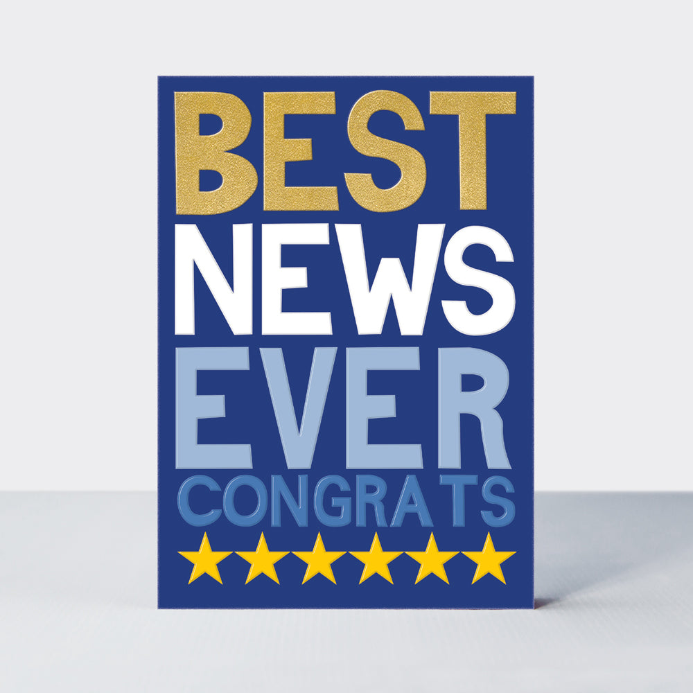 Good News - Best News Ever Congratulations Card