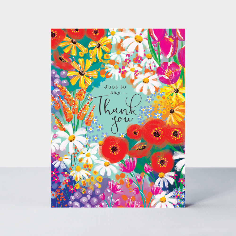 Pack of 10 Notecards - Thank you Gallery floral