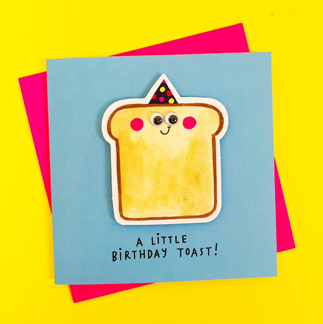 Little Nuggets - A Little Birthday Toast! Birthday Card