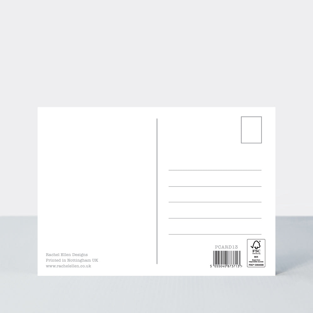 Postcard - Floral Blank