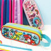Double Zip Pencil Case With Handle - 'Roarsome' Dinosaurs