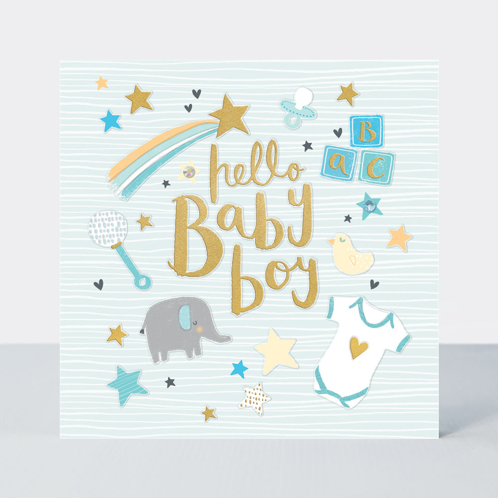 Peony - Baby Boy - Blue Card