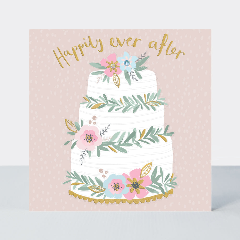 Peony - Happily Ever After - Cake - Wedding Card