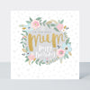 Peony - Mum Birthday Floral Wreath  - Birthday Card