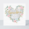 Peony - Grandma Birthday Card Floral Heart