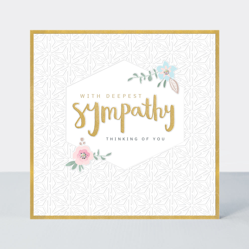 Peony - Deepest Sympathy Card