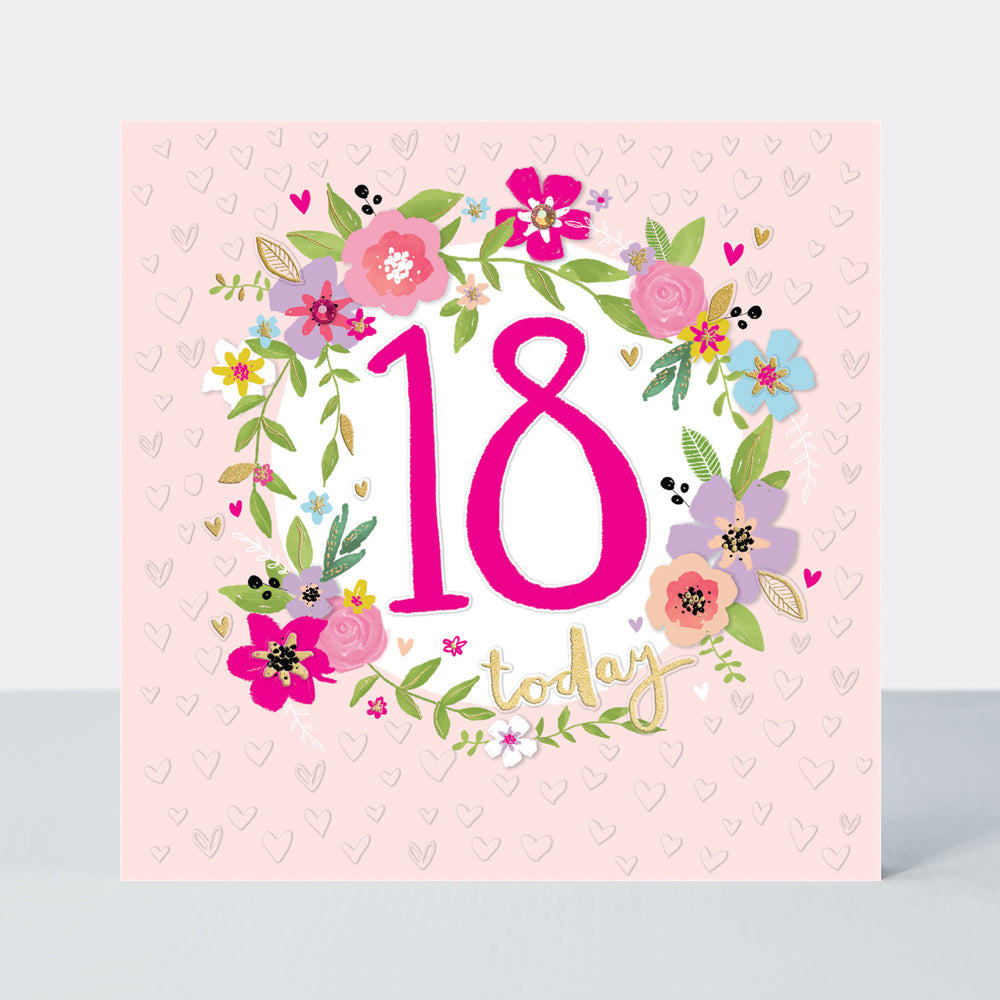 Peony - 18th Birthday Card