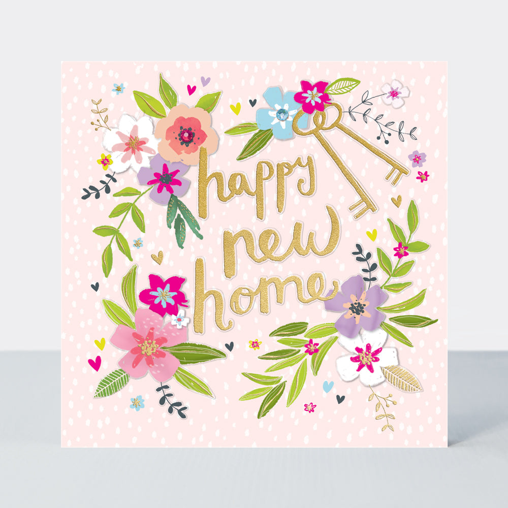 Peony - Happy New Home Card
