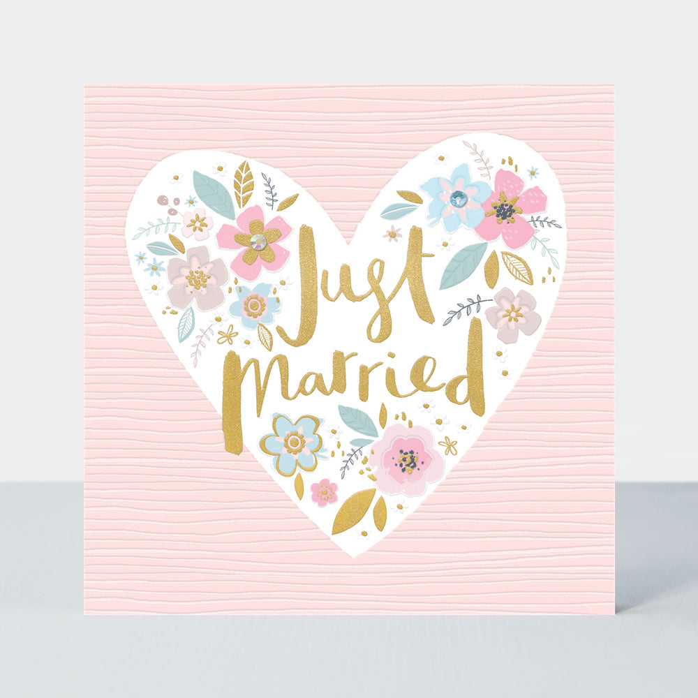 Peony - Just Married/Floral Heart