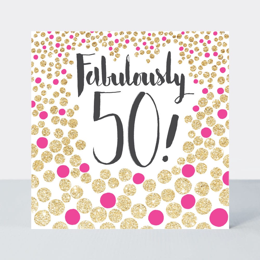 Pink Fizz - 50th Birthday – Rachel Ellen Designs