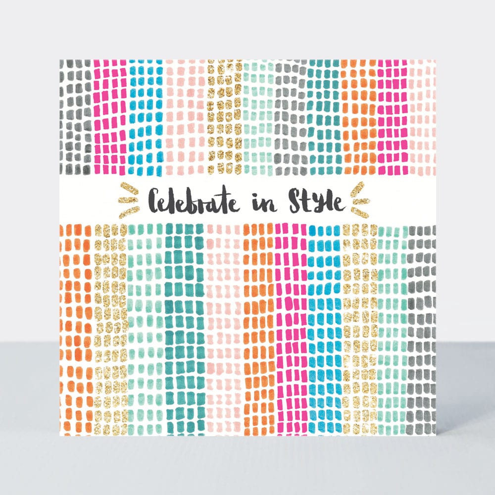 Pink Fizz - Celebrate in style - Birthday Card