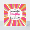 Pink Fizz - Wonderful Daughter  - Birthday Card