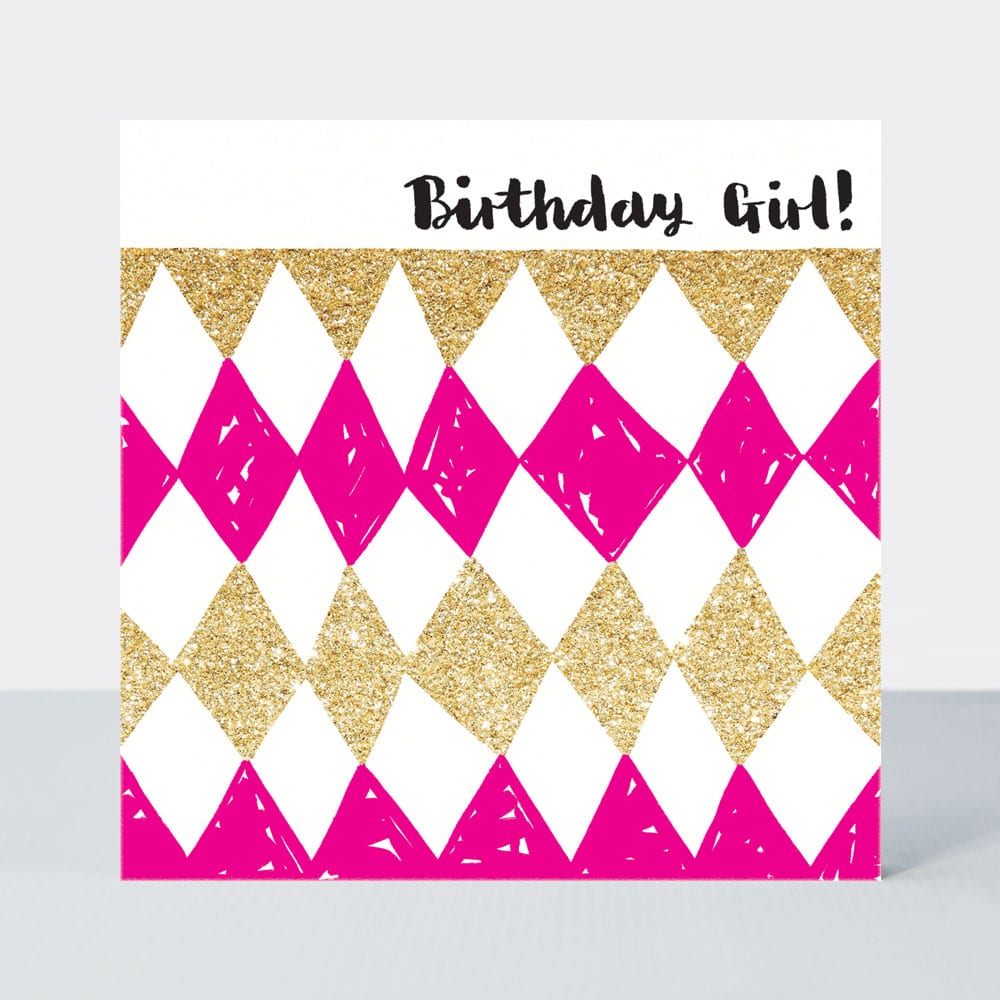 Pink Fizz - Birthday Girl - Birthday Card
