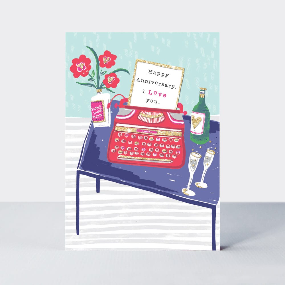 Piccolo - Our Anniversary Card/Typewriter Card