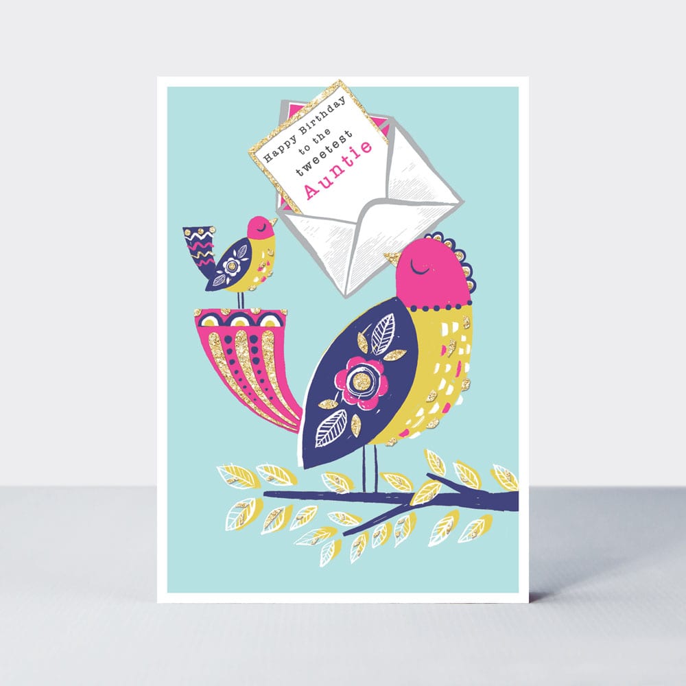 Piccolo - Birthday Auntie Birds  - Birthday Card