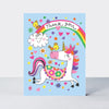 'Thank you' Unicorn - Pack of 5 Notecards