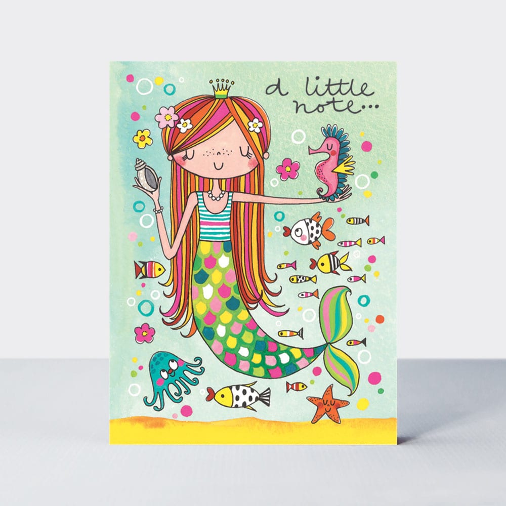 A Little Note - Mermaid - Pack of 5 Notecards