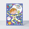 'Thank you' Spaceman - Pack of 5 Notecards