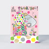 'A Big Thank You' Elephant - Pack of 5 Notecards